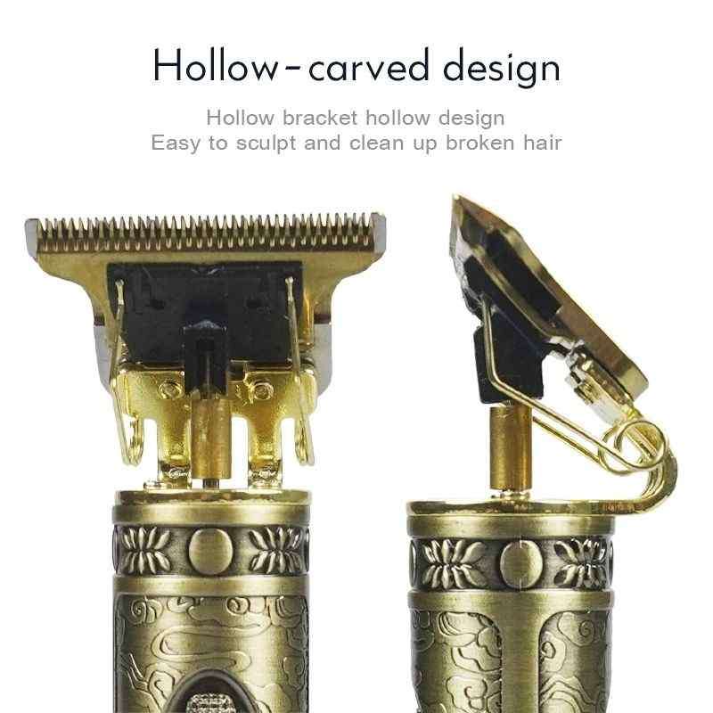 USB Rechargeable Hair Clippers Electric Dragon Hair Trimmer