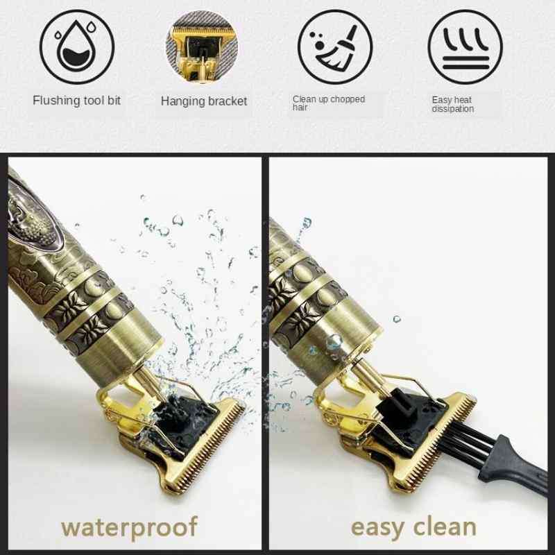 USB Rechargeable Hair Clippers Electric Dragon Hair Trimmer