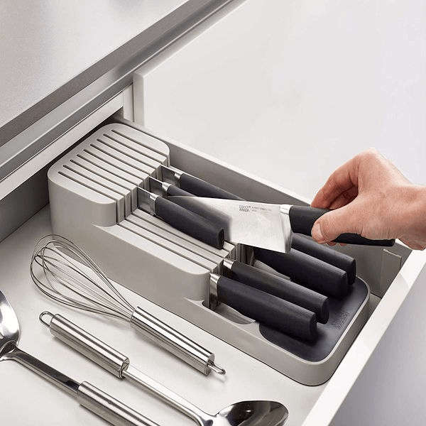 2 Tier Kitchen Knife Organiser Tray