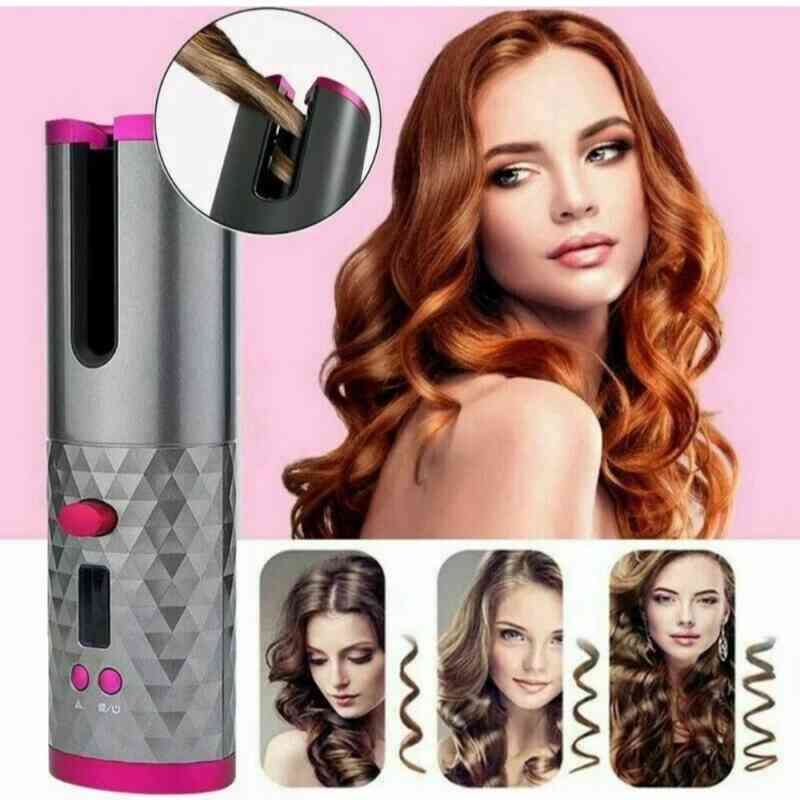 Cordless Auto Hair Curler Rechargeable