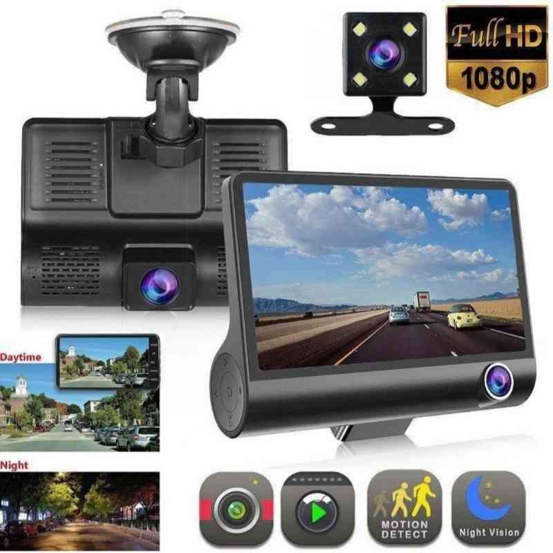 1080P TRIPLE Camera Vehicle DVR Dashcam
