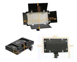 2Pcs 3200 - 6500K Rechargeable Video/Photo LED Light Kit  U800 +