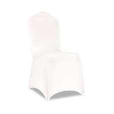 Stretch Spandex Banquet Chair Cover White Pack of 10
