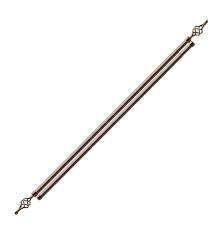 Expandable Curtain Double Rod With Twisted Cage Finial - 3m