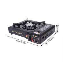 Single Burner Canister Camping Gas Stove with Travel Case