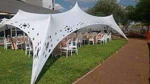 6m x8m Stretch Tent Gazebo Nonwaterproof