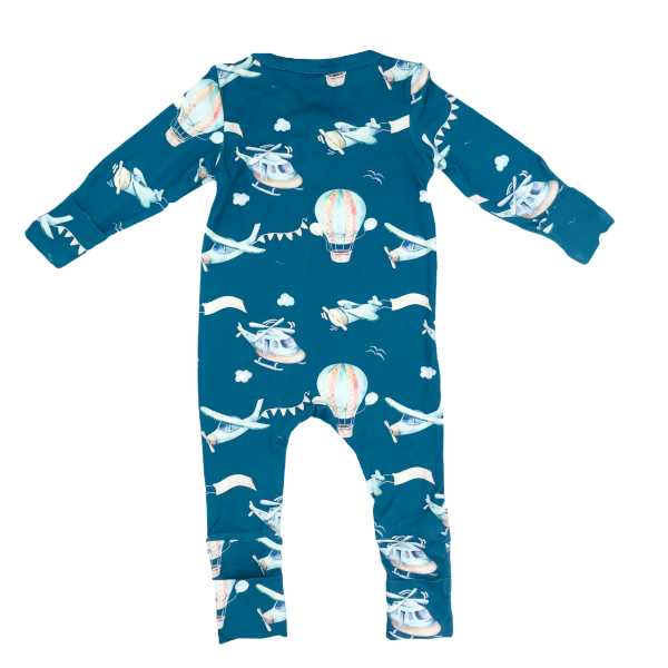 Soft & stretchy IN THE SKY zipper jumpsuit