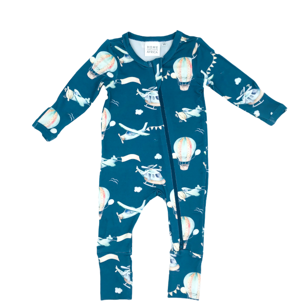 Soft & stretchy IN THE SKY zipper jumpsuit