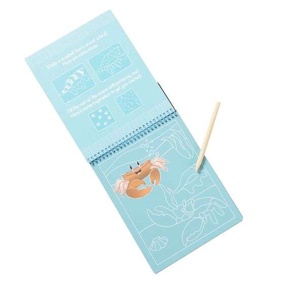 On the Go Scratch Art Color Reveal Pad - Sea Life