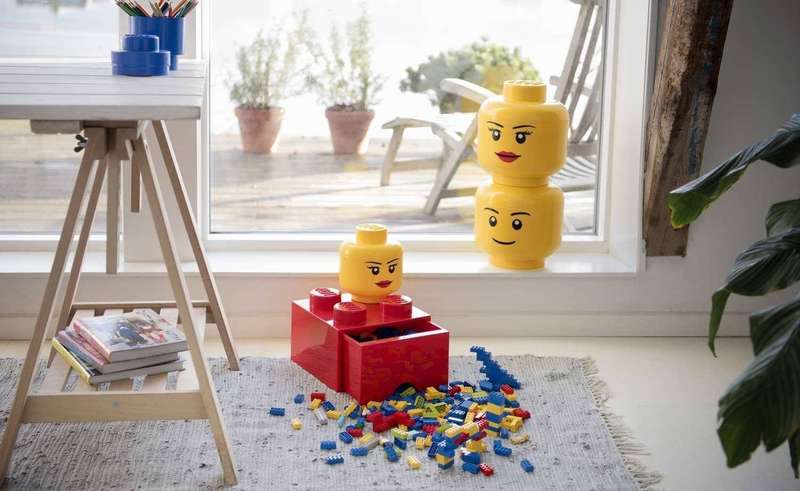 LEGO Storage Head (Small) - Girl