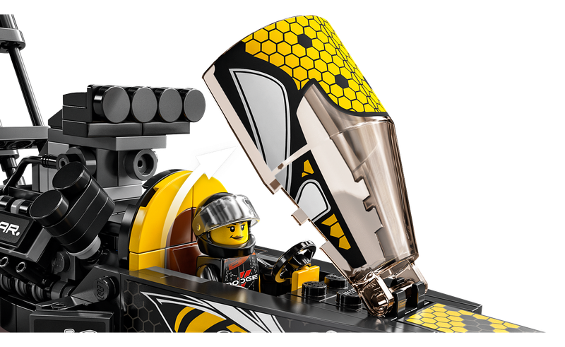 LEGO Speed Champions Mopar Dodge//SRT Top Fuel Dragster and 1970 Dodge Challenger T/A