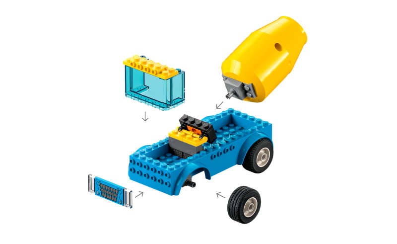 LEGO City Cement Mixer Truck
