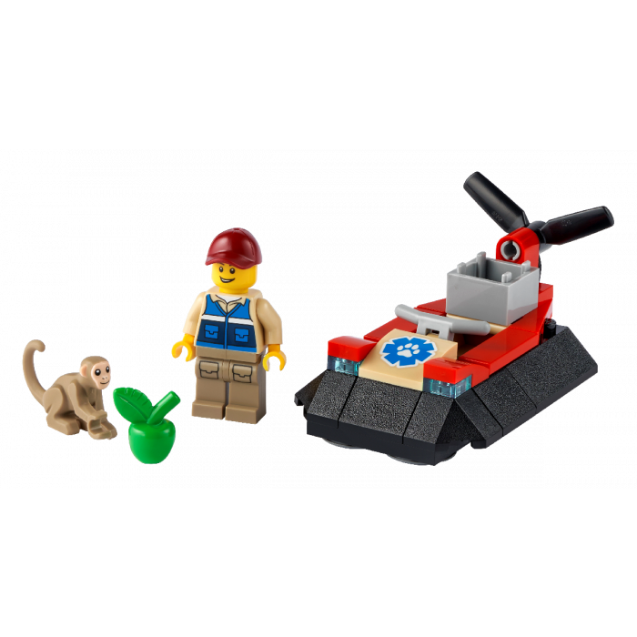 LEGO City Wildlife Rescue Hovercraft Polybag Set