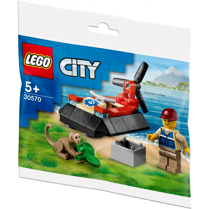 LEGO City Wildlife Rescue Hovercraft Polybag Set