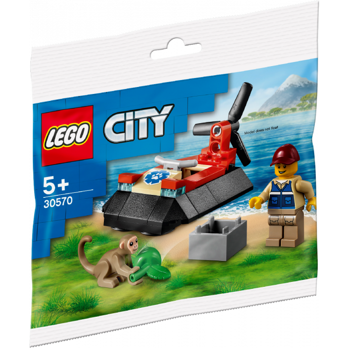 LEGO City Wildlife Rescue Hovercraft Polybag Set