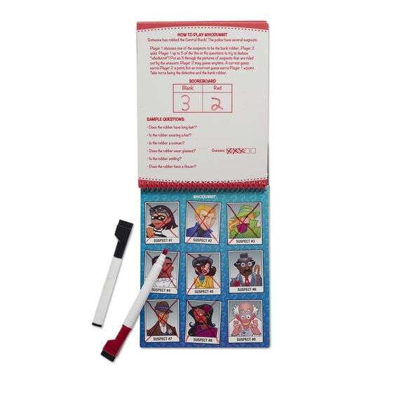 Spy Games Wipe-Off Activity Pad - On the Go
