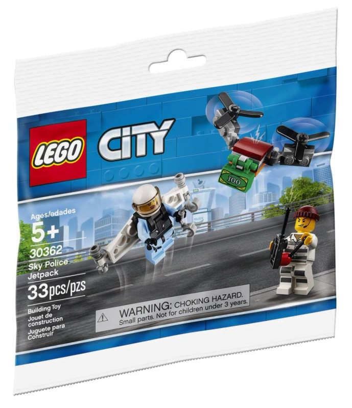 LEGO City Sky Police Jetpack Polybag Set