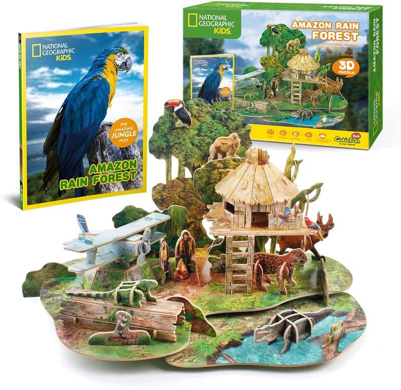 Cubic Fun National Geographic Kids Amazon Rainforest