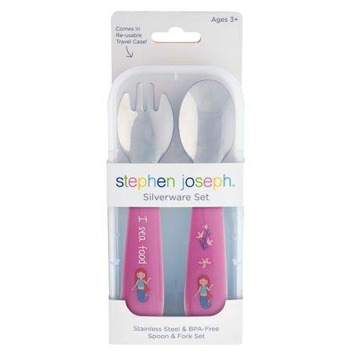 Stephen Joseph Silverware Set Spoon and Fork Sets