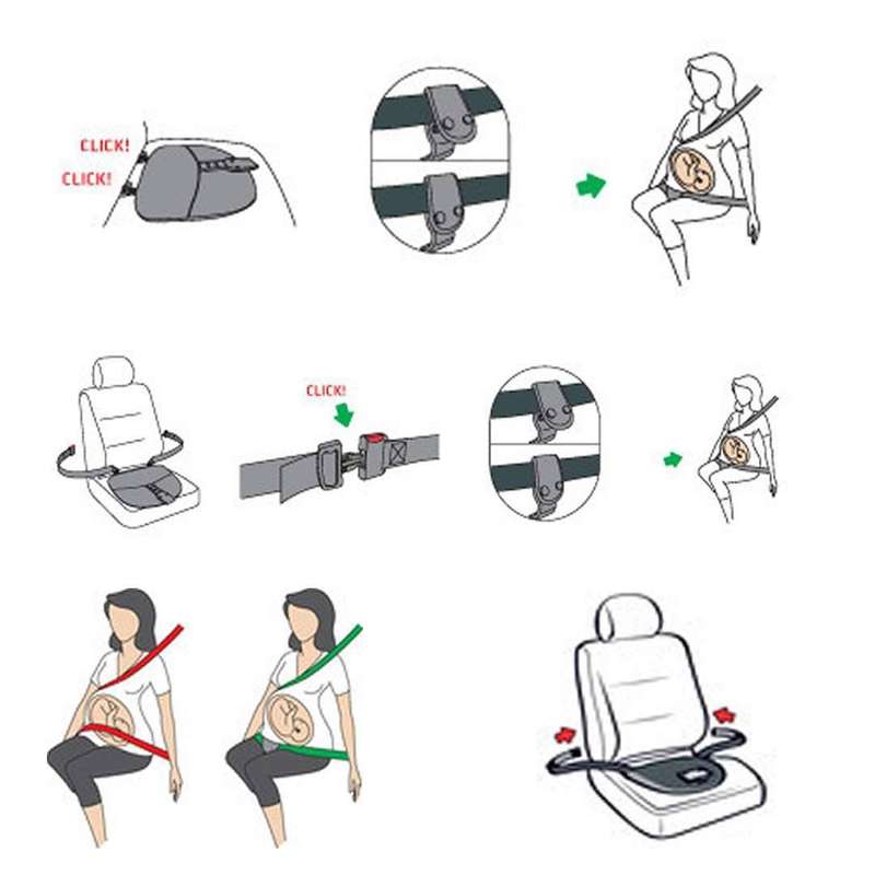 BeSafe Driving Pregnancy Belt (Black)