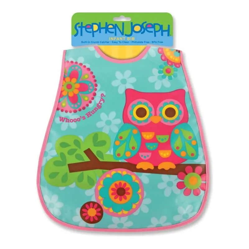 Stephen Joseph Wipeable Infant Bib