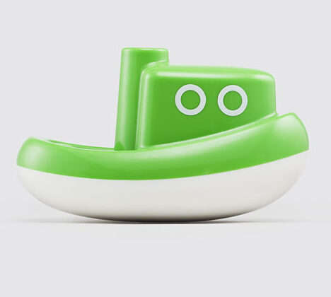 KidO Mini Tug Boat (Green)