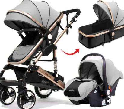 Belecoo Q3 Linen 3 in 1 Travel System