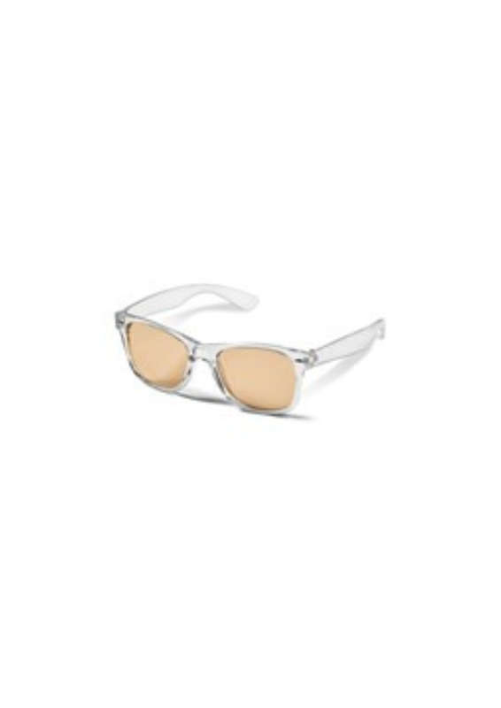 Orange Seaview Polycarbonate Sunglasses (UV400) and Pouch
