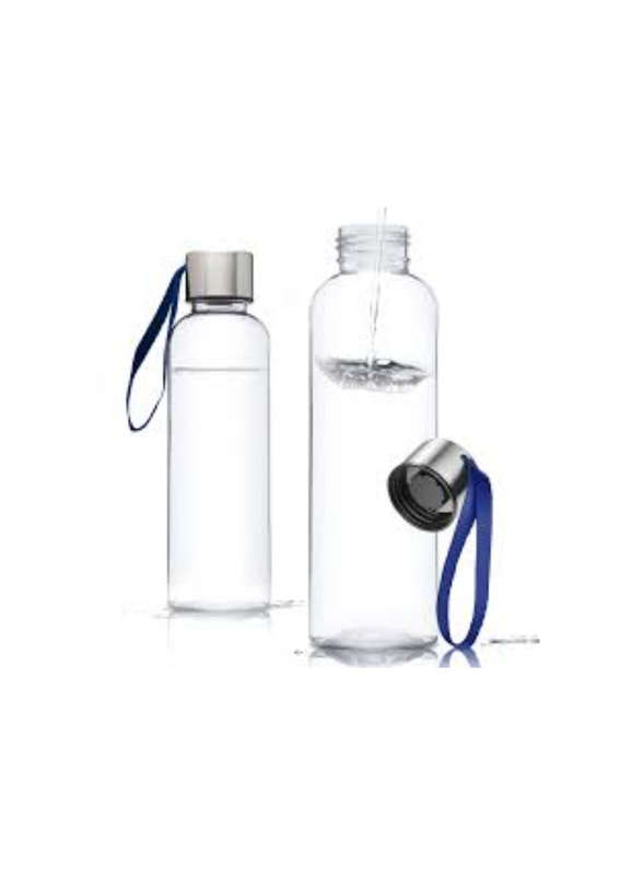 Lime Green 500ml Glass Water Bottle with Carry Strap