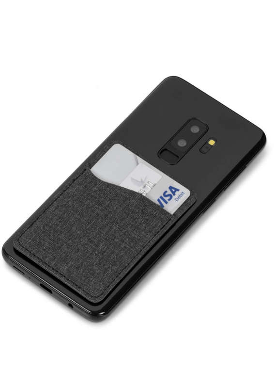 RFID Leather Adhesive Phone Card Holder