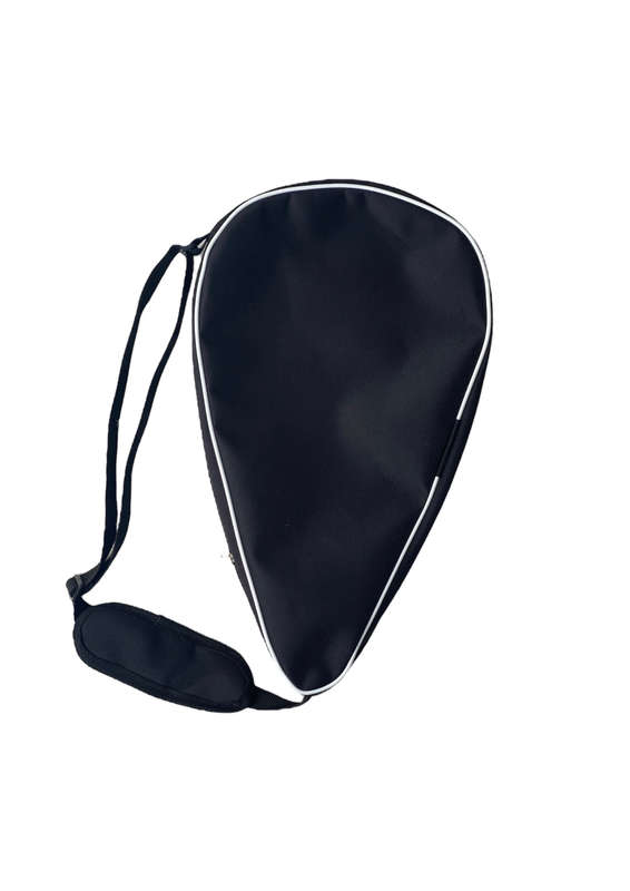 Padel Tennis Racket Cover - Black with White Lining
