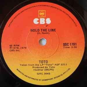 Toto - Hold The Line  (7", Single)