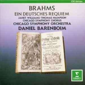Johannes Brahms, Daniel Barenboim - Ein Deutsches Requiem (CD)