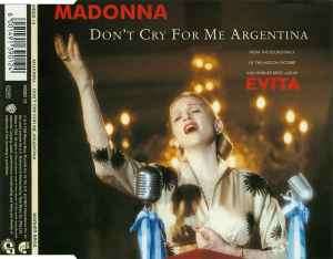 Madonna - Don't Cry For Me Argentina (CD, Single)