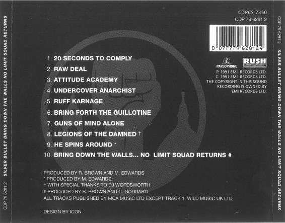 Silver Bullet - Bring Down The Walls No Limit Squad Returns (CD, Album)