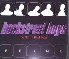 Backstreet Boys - I Want It That Way (CD, Promo)