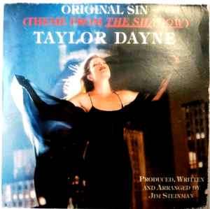 Taylor Dayne - Original Sin (Theme From The Shadow) (CD, Maxi)
