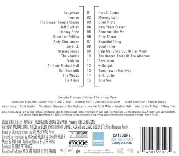 Various - The Dead Zone Original Soundtrack Album - Music From The Hit Series (CD, Album)