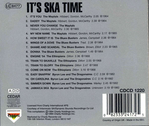 Various Artists - It's Ska Time (CD)