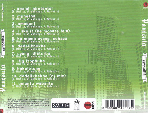 Pantsula - Umpetha (CD, Album)