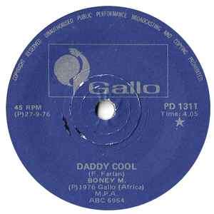 Boney M. - Daddy Cool (7", Single)