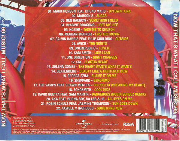 Various - NOW That's What I Call Music! 69 (CD, Comp)