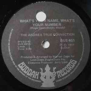 Andrea True Connection - What's Your Name, What's Your Number  (7", Single)