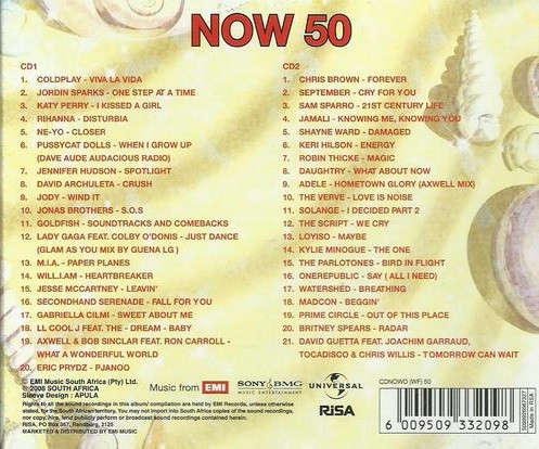 Various - NOW That's What I Call Music! 50 (2xCD, Comp)