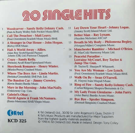 Various - 20 Single Hits  (CD, Comp)