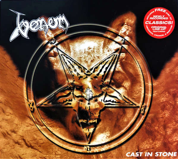 Venom (8) - Cast In Stone (2xCD, Album)