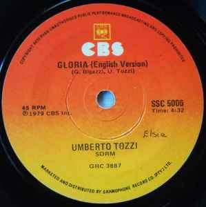Umberto Tozzi - Gloria (7", Single)