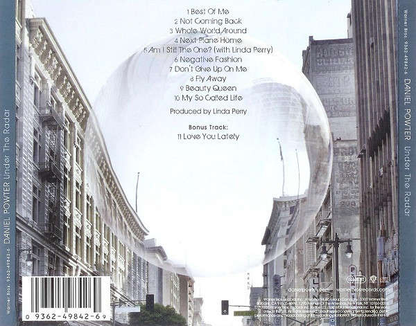 Daniel Powter  Under The Radar (CD)