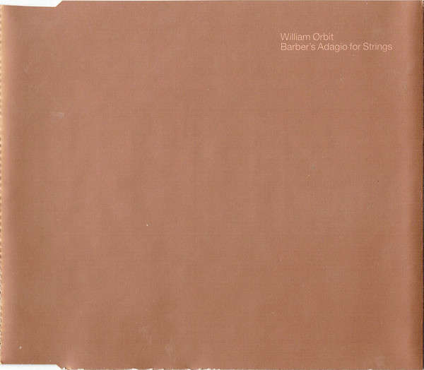William Orbit - Barber's Adagio For Strings (CD, Single, Promo)
