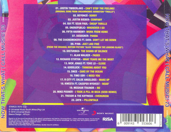 Various - NOW That's What I Call Music! 73 (CD, Comp)